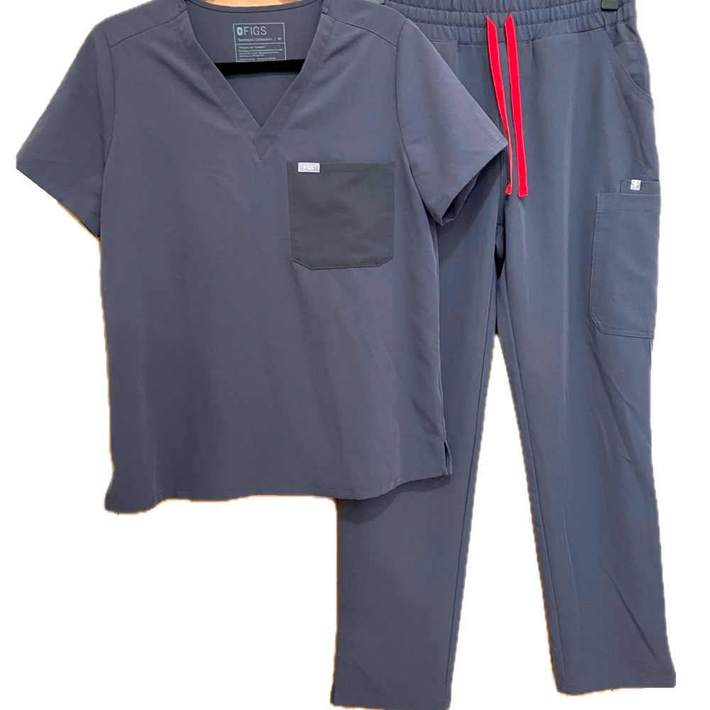 Figs Gray Women's Top